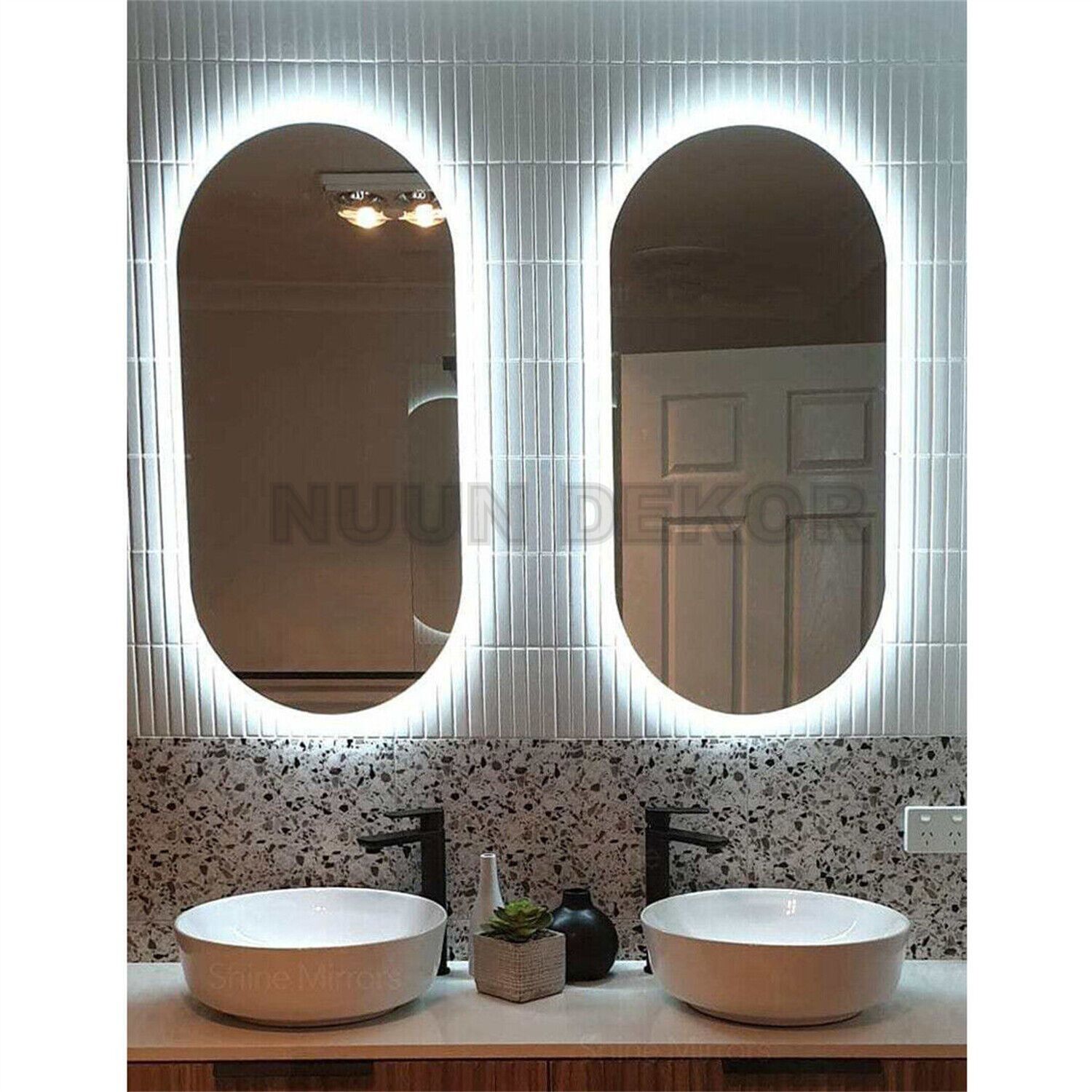 LEDLİ OVAL BANYO AYNASI